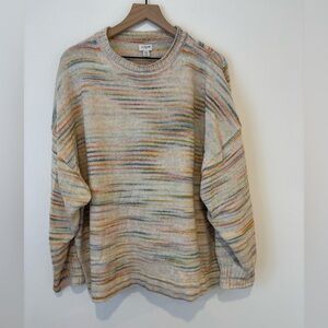 J. Crew Pastel Multicolor Knit Sweater in Size XXL